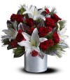 White Lilies & Red Roses 123